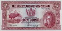 p157 from New Zealand: 50 Pounds from 1934